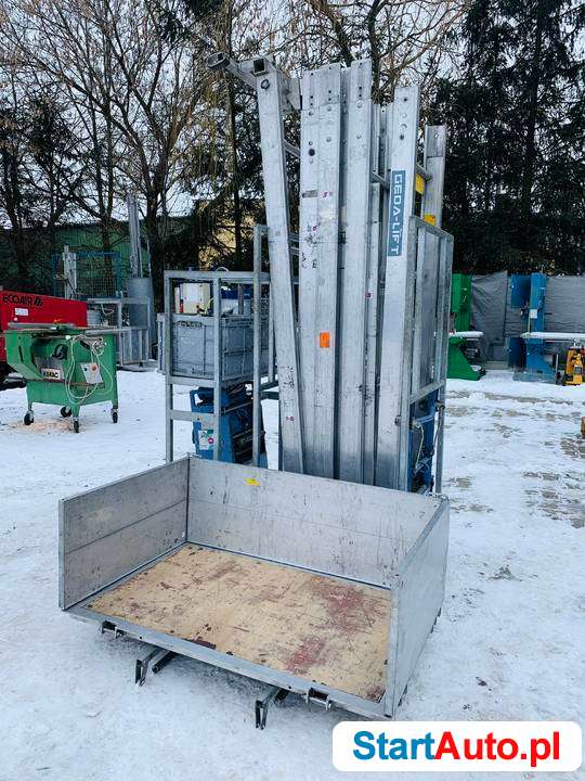 Drabina winda dekarska budowlana GEDA Umzuglift 200kg 14m