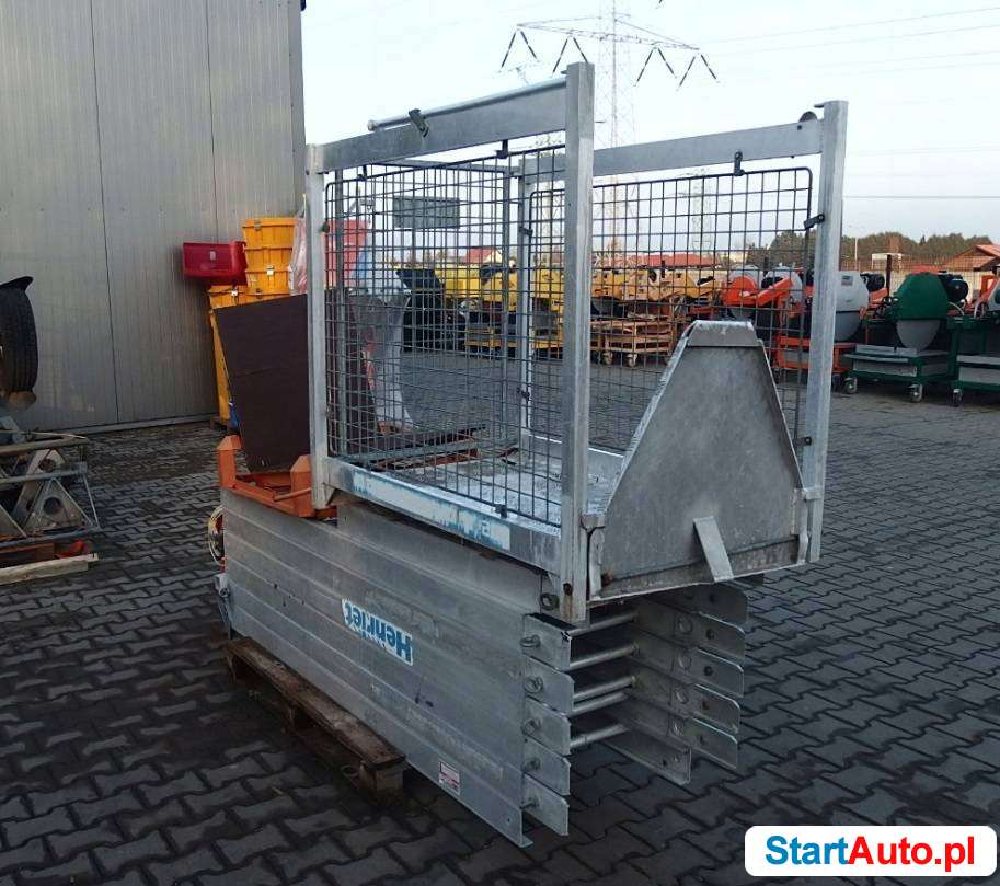 Drabina winda dekarska do transportu pionowego z koszem 13m