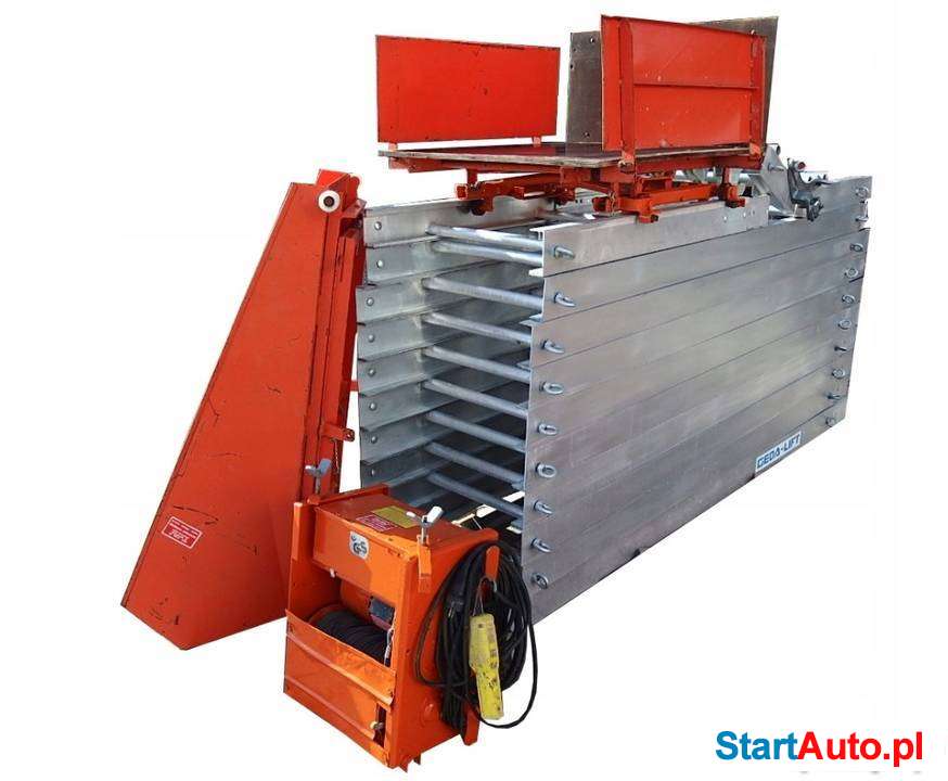 Drabina winda dekarska GEDA LIFT z gruzownikiem (122)