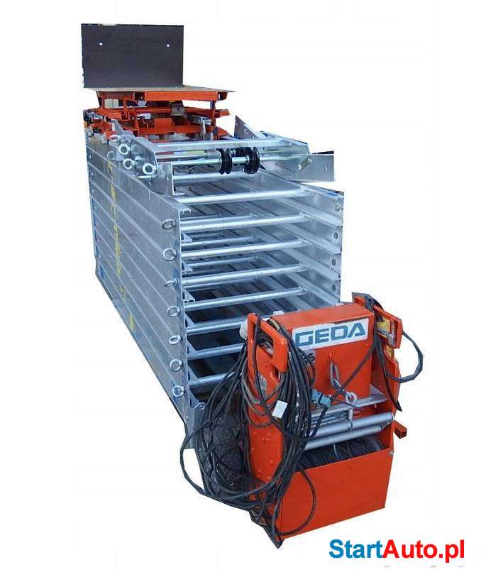 Drabina Winda Dekarska GEDA wyciąg 18m z ramą- OSB