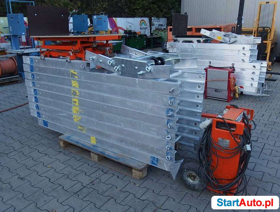 Drabina Winda Dekarska GEDA wyciąg 18m z ramą- OSB