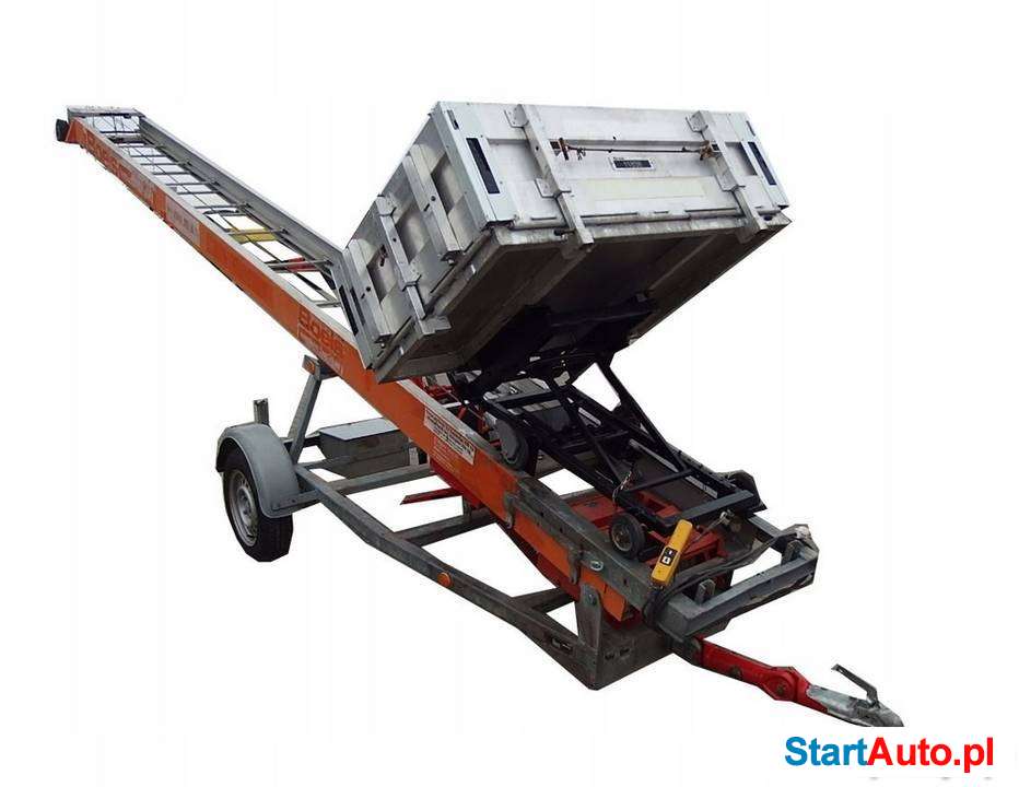 Drabina winda dekarska PIONIER 651 duża platforma.13m wyciąg