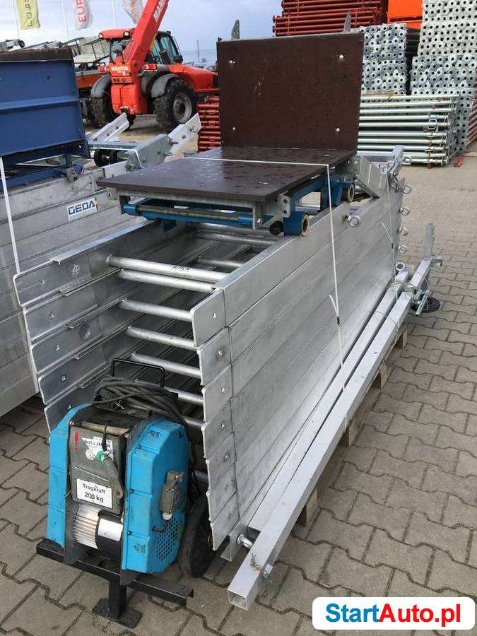 Drabina winda dekarska SIMPLEX 200 kg wciągarka budowlana