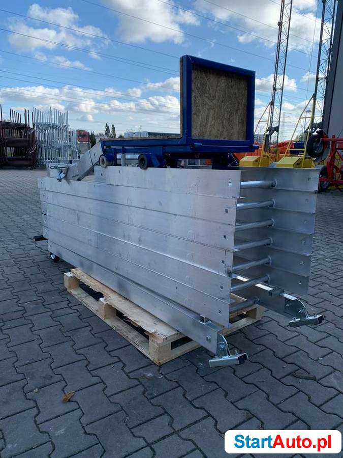 Drabina winda dekarska SIMPLEX wciągarka budowlana aluminiow