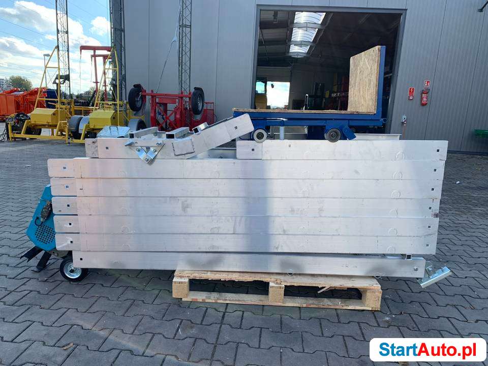 Drabina winda dekarska SIMPLEX wciągarka budowlana aluminiow