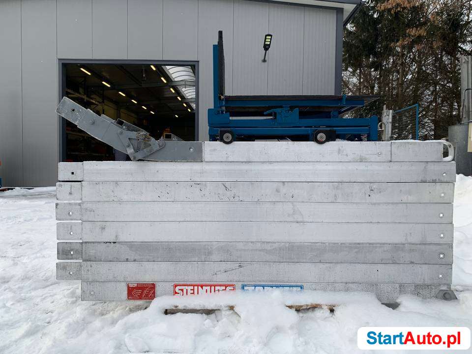 Drabina winda dekarska wciągarka 230v budowlana dachówki alu