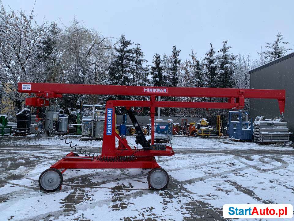 Dźwig budowlany steinweg minikran MK-300/5 podnośnik żuraw