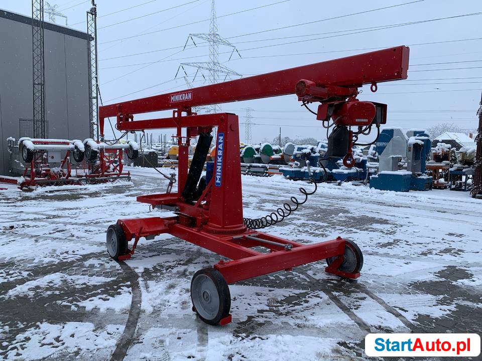 Dźwig budowlany steinweg minikran MK-300/5 podnośnik żuraw
