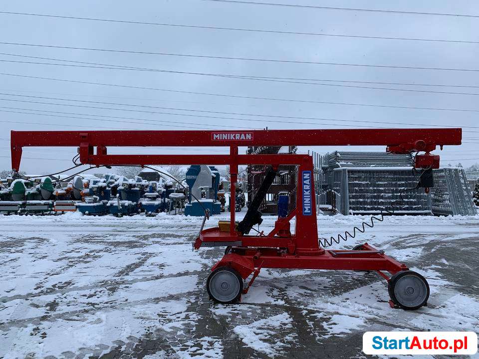 Dźwig budowlany steinweg minikran MK-300/5 podnośnik żuraw