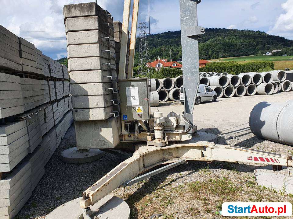 Dźwig hydauliczny Szybkomontujący TEREX 2005r udzwig 2000kg