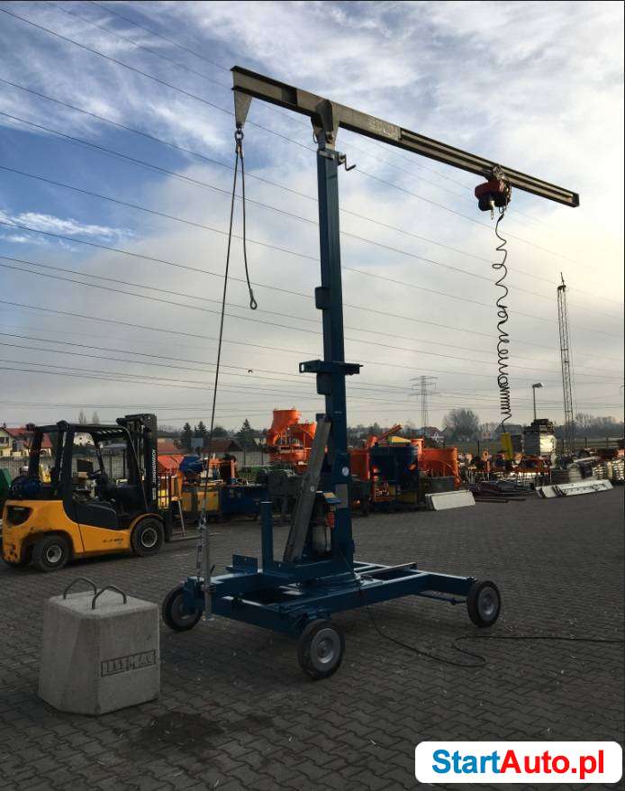 Dźwig LISSMAC LMK 300 TFE minikran miniżuraw chwytak silka