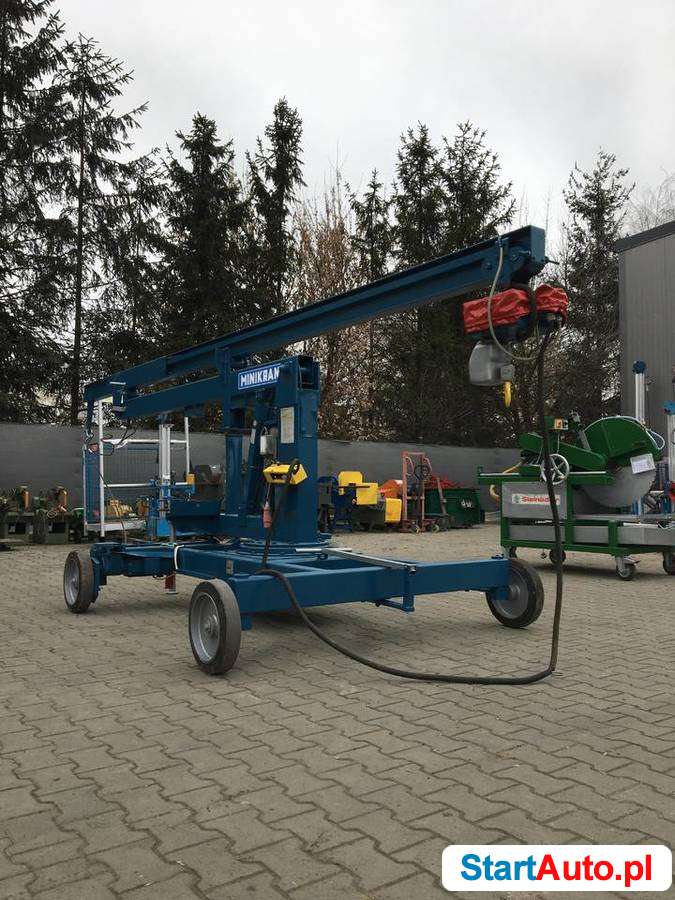 Dźwig LISSMAC LMK 300 TFE miniżuraw minikran budowlany silka