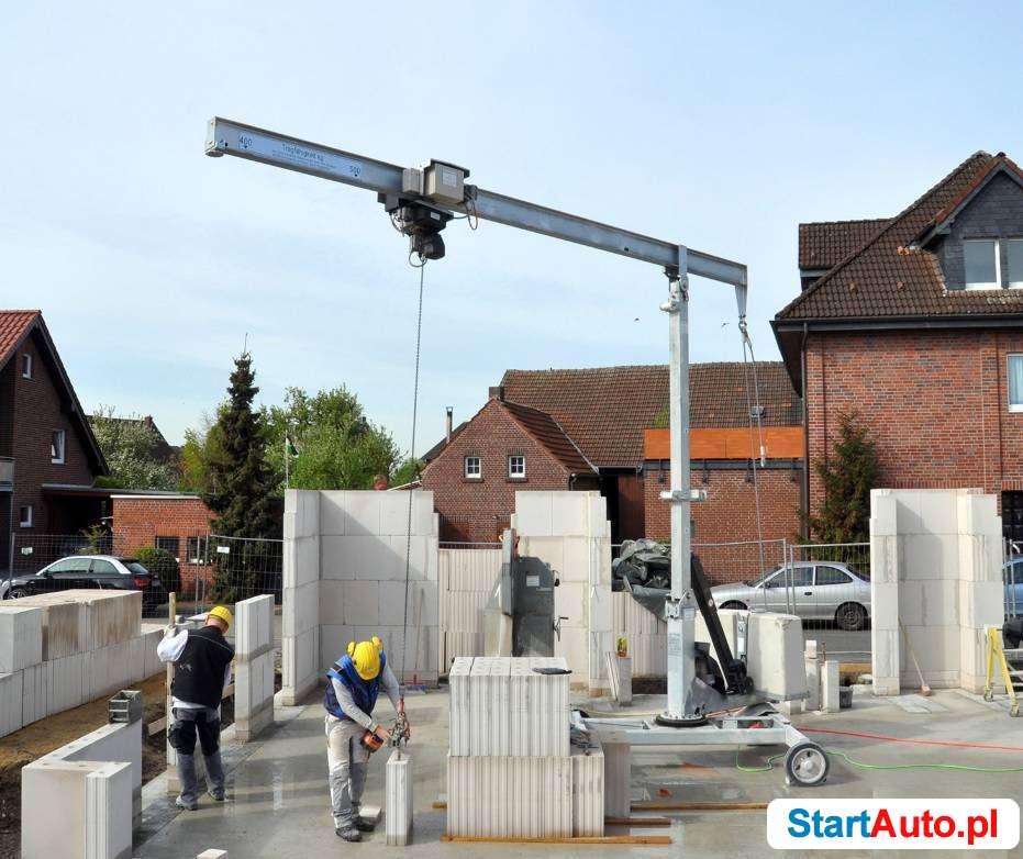 Dźwig Steinweg MK 400/5 minikran do murowania silki tempo