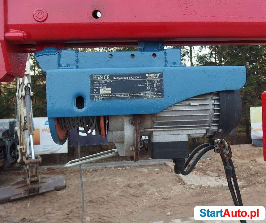 Dźwig Steinweg MK-2 – minikran miniżuraw, podnośnik 250kg