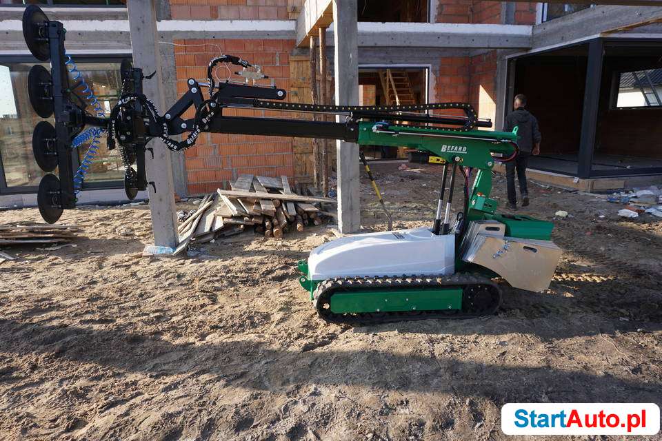 Elektryczny manipulator do szkła na gąsienicach 800 kg