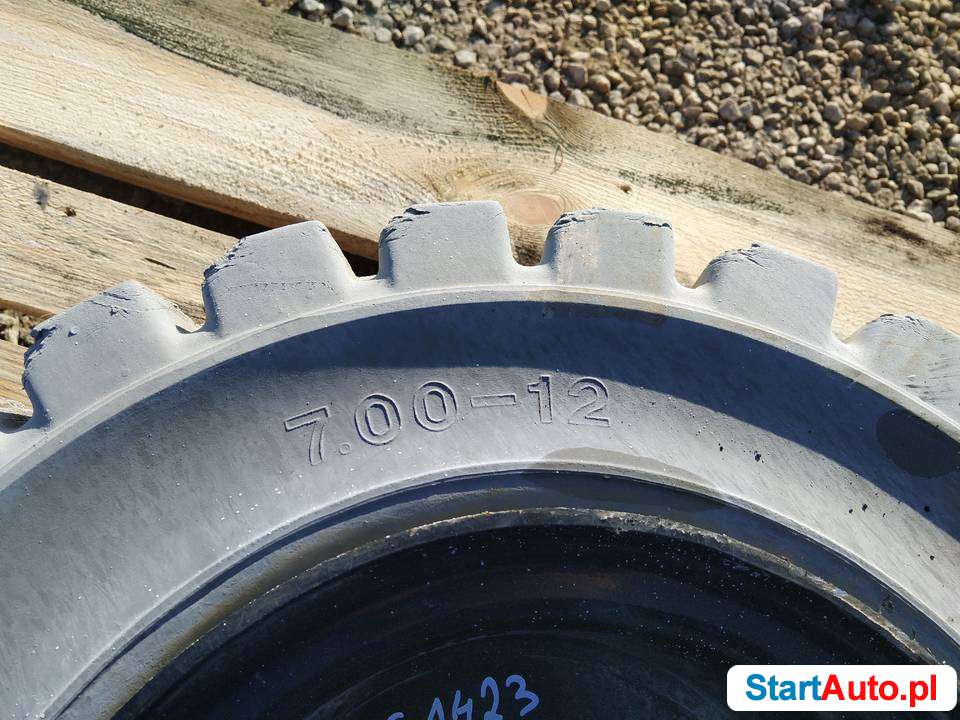 Koło [7.00-12] obręcz felga opona Wózek widłowy [110mm] [OS