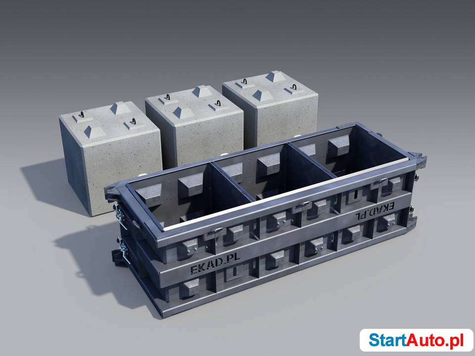 Formy do bloków kostek betonowych