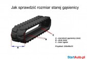 Gąsienica gumowa 250 x 72 x 52