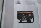 Generator agregat prądotwórczy Pezal PGG8000E3 3 fazy 6,5kw