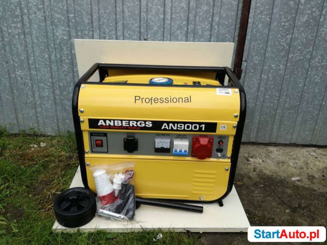 generator prądotwórczy ANBERGS AN 9001 zamiana na glebogryza