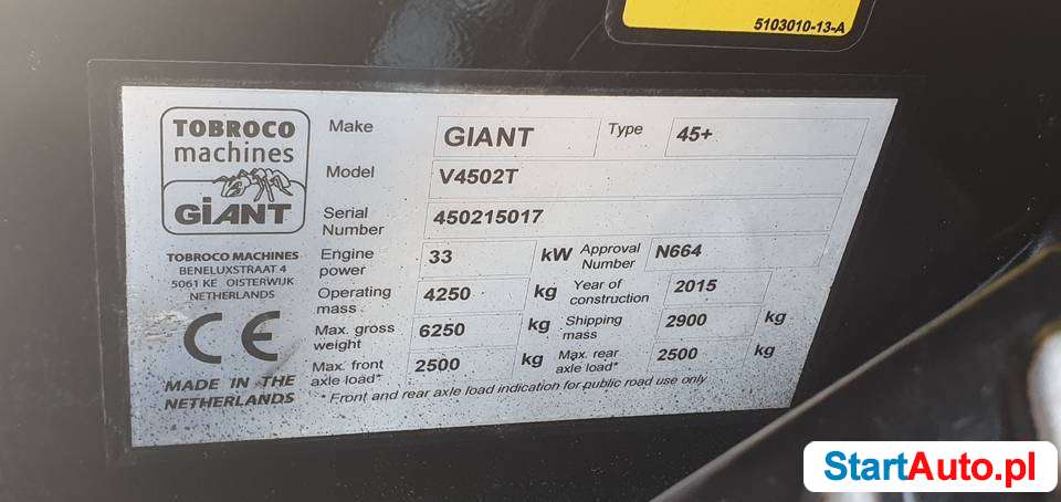 Giant V4502T możliwość wynajmu