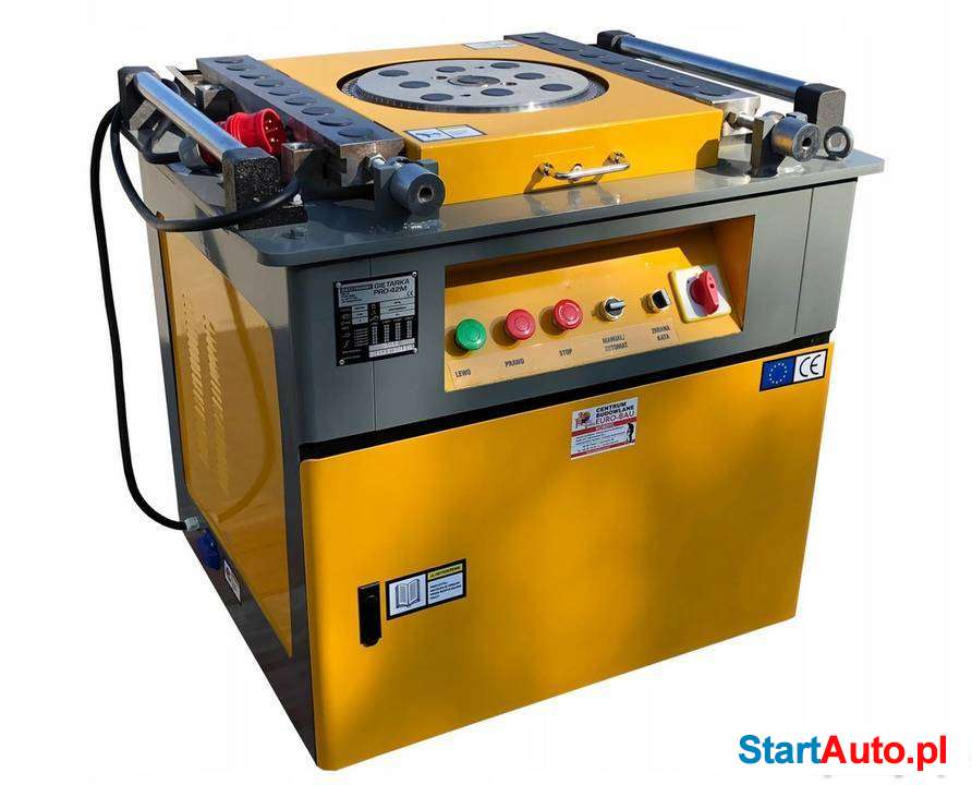 Giętarka zaginarka do prętów zbrojenia drutu PRO 42 — NOWA