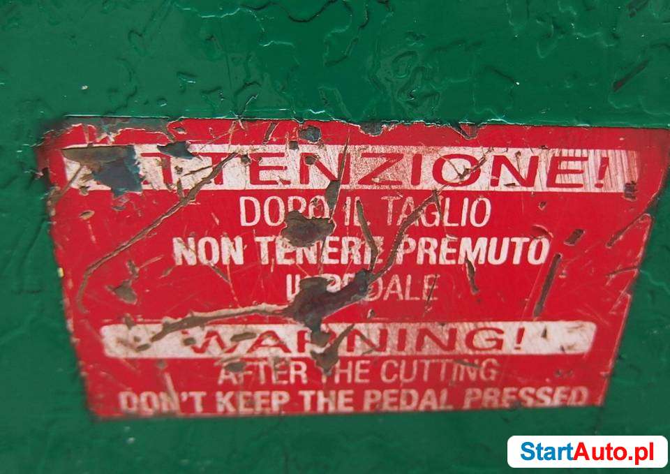 Gilotyna do drutów stalowych 50 mm oryginał TRIAX