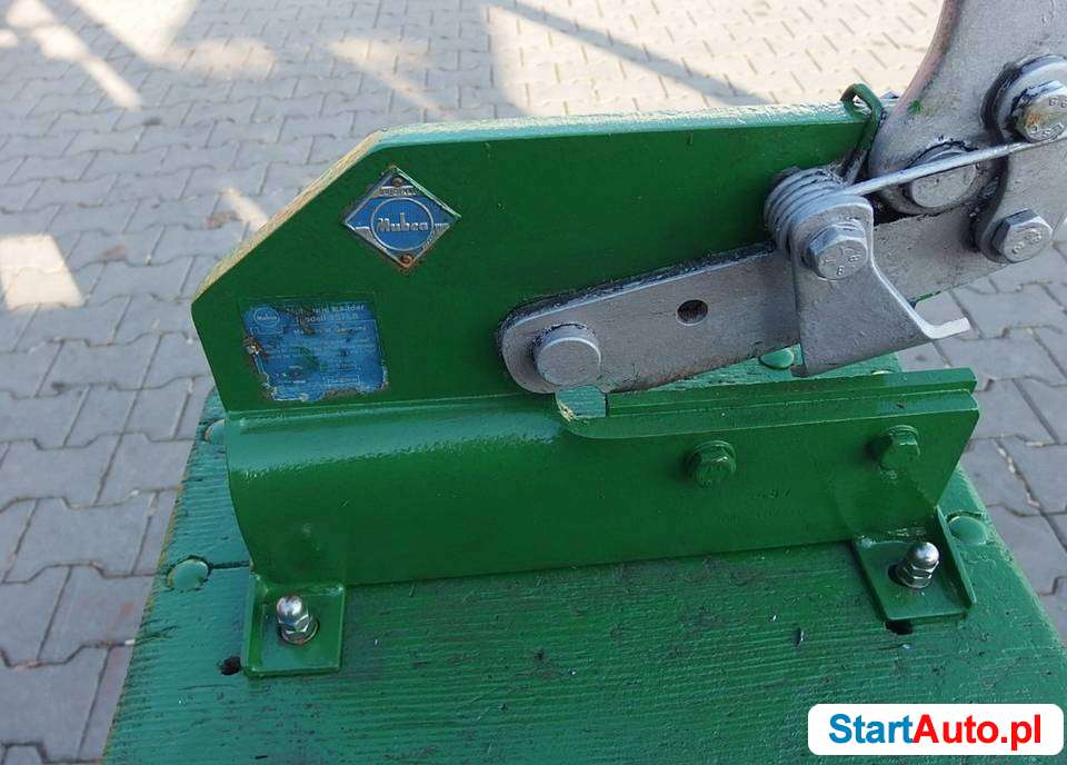 Gilotyna przecinak łupak do stali prętów Mubea