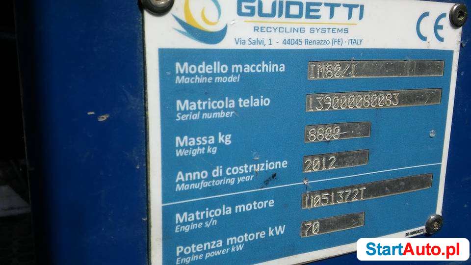 GUIDETTI IM80 Równiarka z Niemiec Niwel. laser. 1550 mth