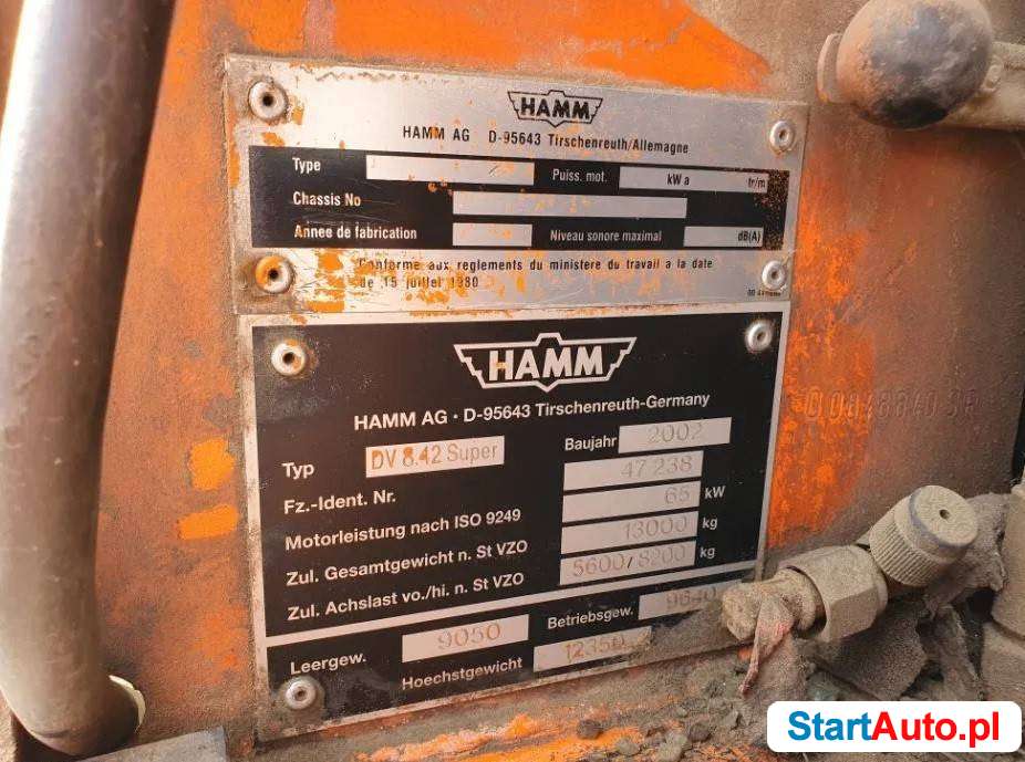 Hamm DV 8.42 SUPER walec