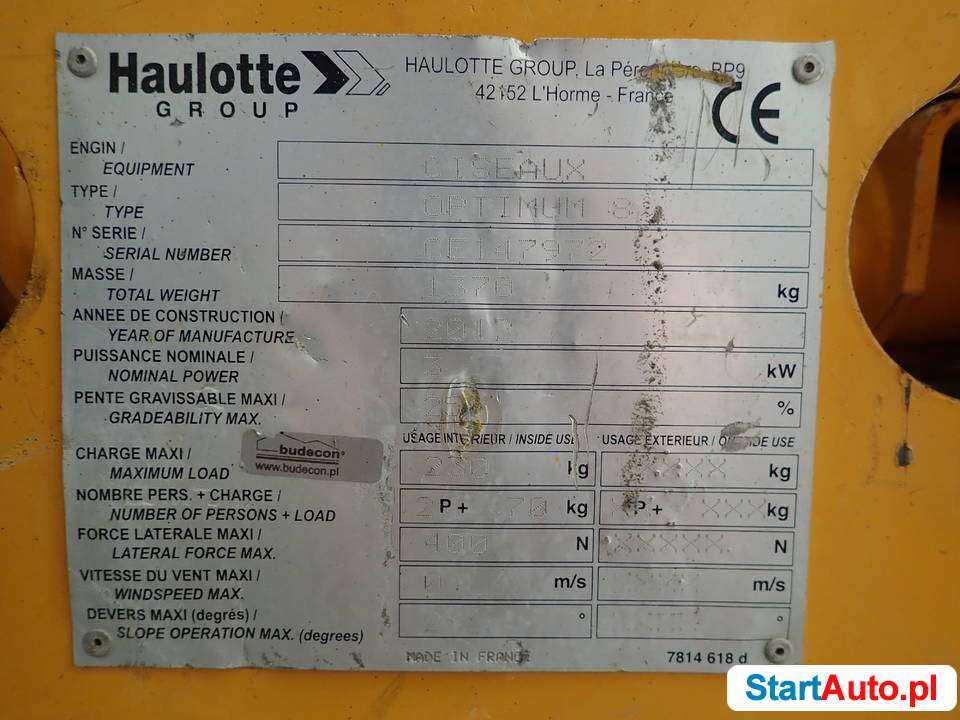 HAULOTTE OPTIMUM 8 (237)