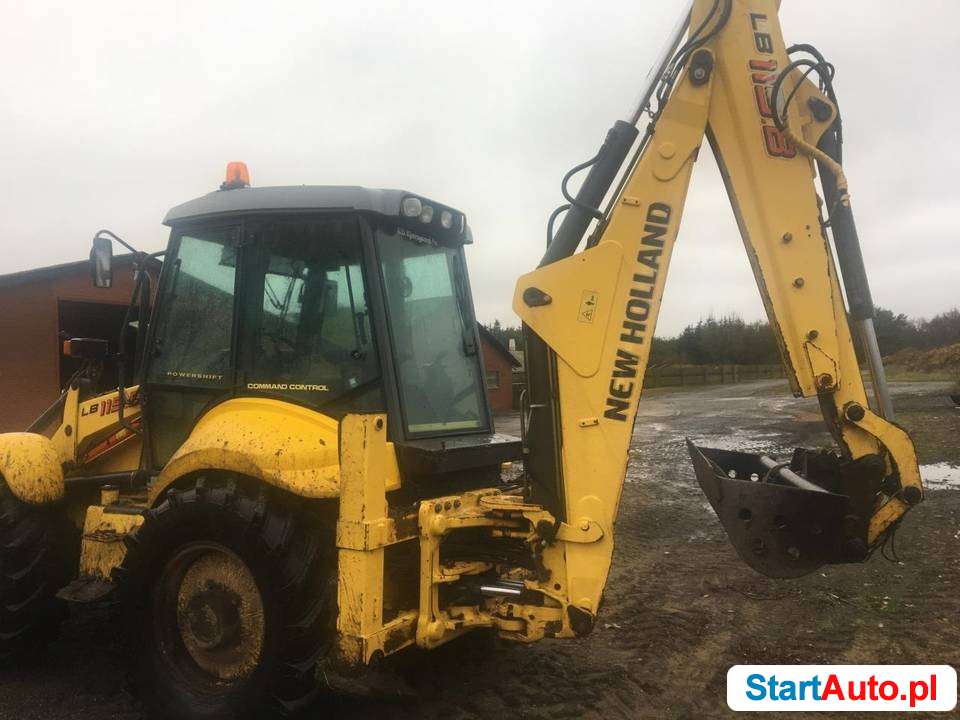 New Holland LB115 B Model 4×4 koparko ladowarka kolowa