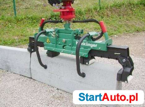 Hydrauliczny chwytak do krawężników