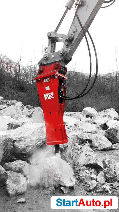 SOCOMEC DM530 monoblok Hydrauliczny młot wyburzeniowy