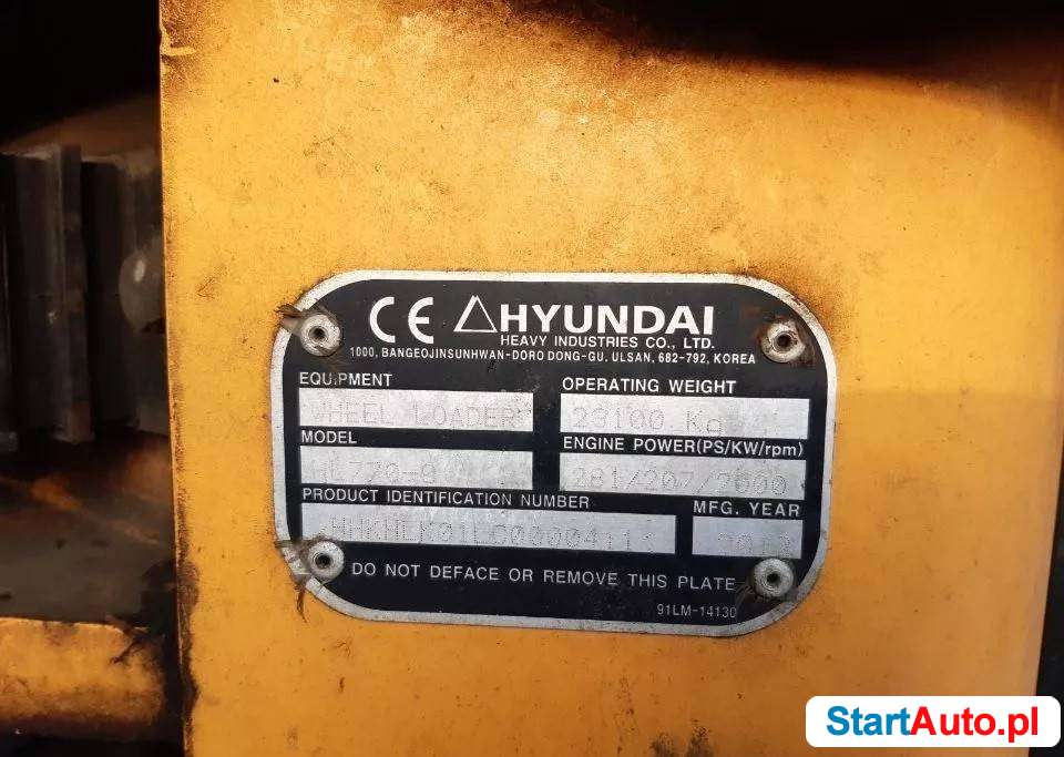 Hyundai HL 770-9 Ładowarka kołowa