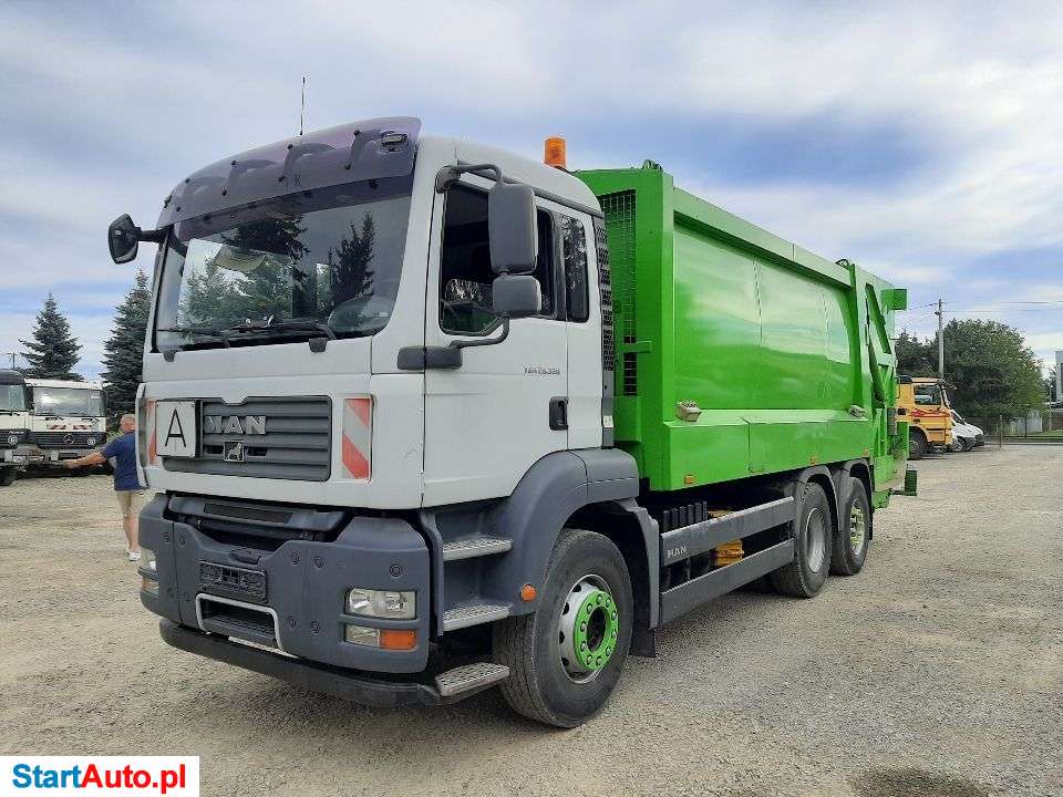 MAN TGA 26.320 Śmieciarka 6×2 Z Niemiec