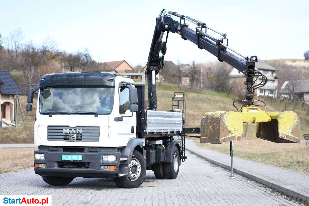 MAN TGM 18.280 Wywrotka 4×2 + Hiab 144 PILOT !