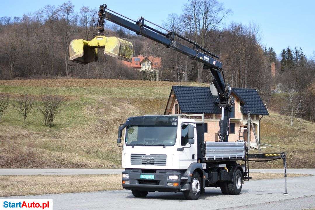 MAN TGM 18.280 Wywrotka 4×2 + Hiab 144 PILOT !