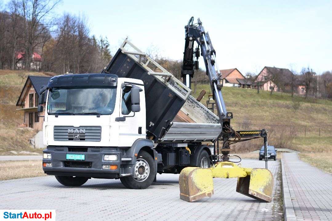 MAN TGM 18.280 Wywrotka 4×2 + Hiab 144 PILOT !