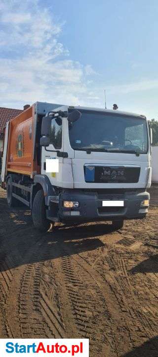 MAN TGM 18.240 Km, Śmieciarka , Stan Idealny, 140 Tys.Km,
