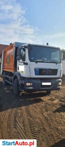 MAN TGM 18.240 Km, Śmieciarka , Stan Idealny, 140 Tys.Km,