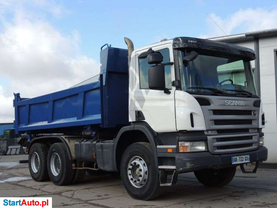 Scania P380 Wywrotka, 2008rok, 6×4, 380KM, BORDMATIC