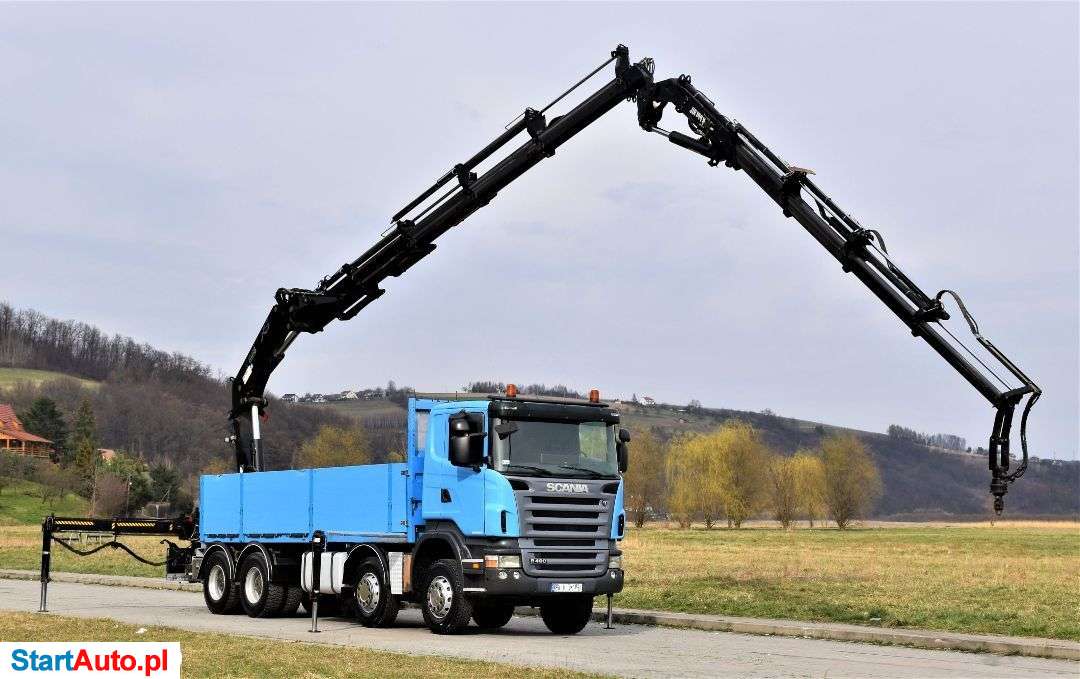 Scania R480 * HIAB377 E-4 HIPRO+JIB100X4 + PILOT * 8×4