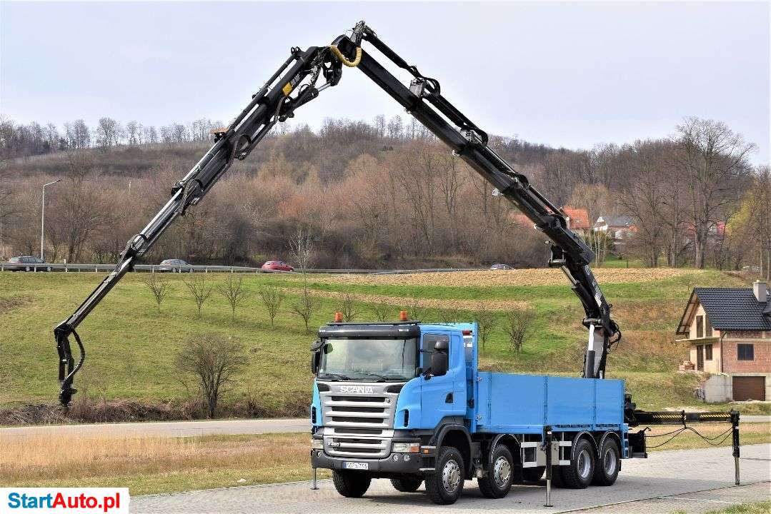 Scania R480 * HIAB377 E-4 HIPRO+JIB100X4 + PILOT * 8×4