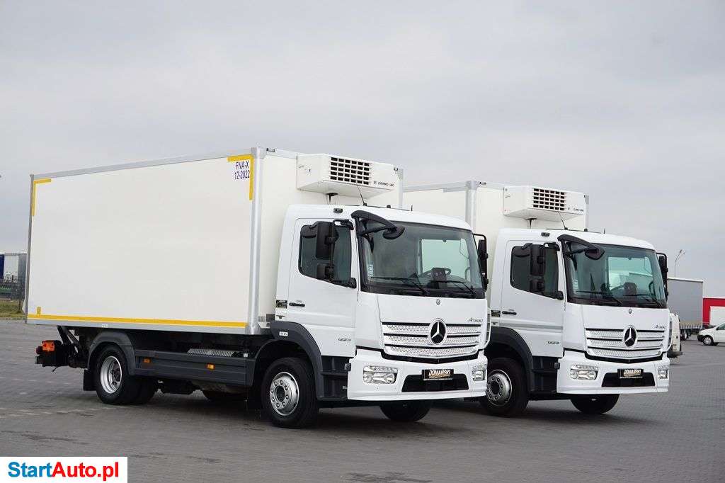 Mercedes-Benz / ATEGO / 1223 / EURO 6 / CHŁODNIA + WINDA / 13 PALET / MAŁY PRZEBIEG
