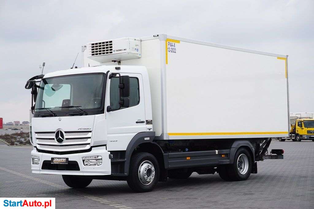 Mercedes-Benz / ATEGO / 1223 / EURO 6 / CHŁODNIA + WINDA / 13 PALET / MAŁY PRZEBIEG