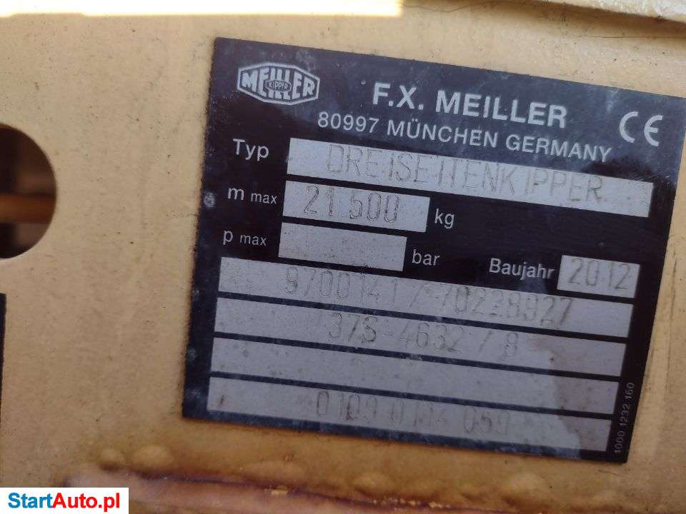 MAN TGS 35.440 8X4 KIPER MEILLER BORDMATIK