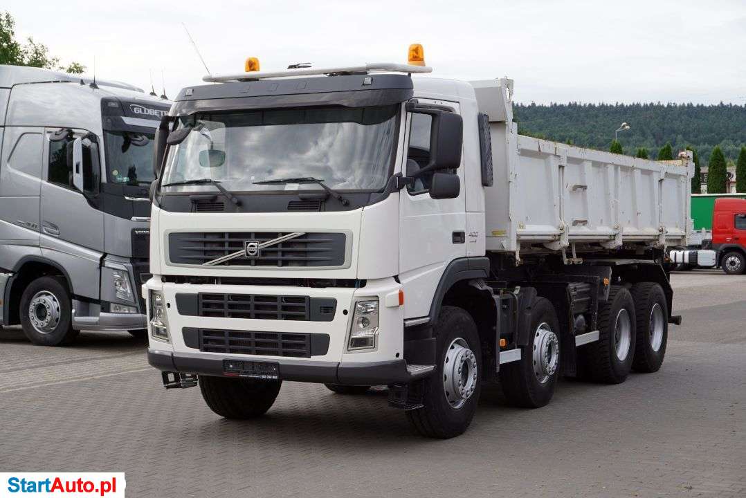 Volvo FM 400 / 8X4 / 3 STR. WYWROT / 2 X HYDROBURTA / MANUAL / SPROWADZONY