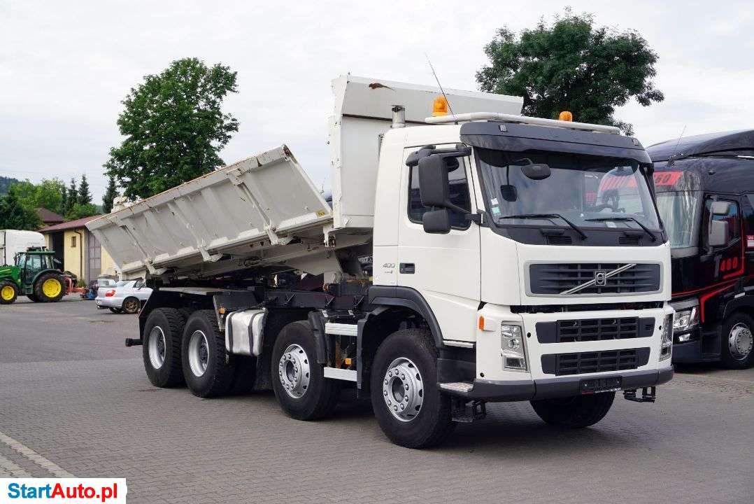 Volvo FM 400 / 8X4 / 3 STR. WYWROT / 2 X HYDROBURTA / MANUAL / SPROWADZONY