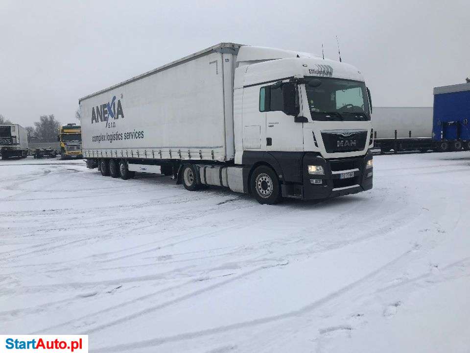 MAN WYNAJEM ZESTAW MEGA 3 H * MAN TGX EURO 6 / KRONE FIRANKA MEGA * DZIERŻAWA 7 TYS ZŁ ZESTAW